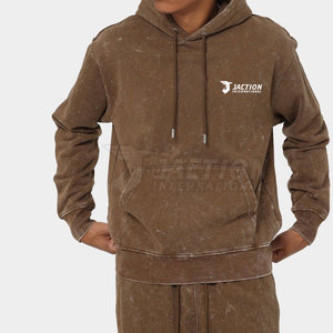 Vente en gros, sweat à capuche délavé à l'acide style basique pour hommes, vêtements décontractés pour hommes, coupe ajustée, sweats à capuche de meilleure qualité - Product Image 1