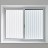 Asequible, insonorizado, vidrio de doble capa, vidrio templado, ventanas de aleación de aluminio, ventanas correderas para uso residencial