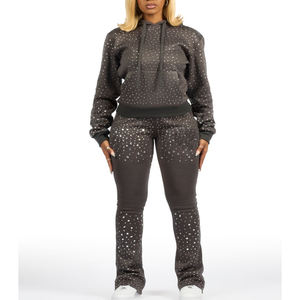 Conjunto Deportivo para Mujer, Estilo Holgado, Cómodo y Transpirable, para Entrenamiento, Gimnasio y Fitness - Product Image 1