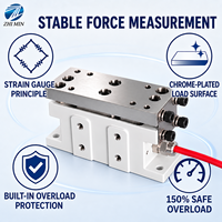 Sensor Load Cell Tegangan Benang Web IP65 100-3000 N untuk Rol Pemandu pada Mesin Pencetakan, Pengemasan, Pemotongan, dan Penggulungan