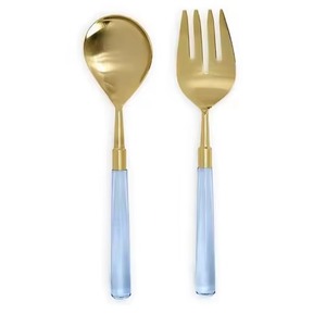 Ustensiles élégants de service de salade en acier inoxydable très poli avec une finition propre idéale pour une utilisation dans les restaurants et les événements raffinés - Product Image 5