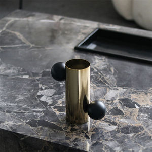 Vase à fleurs en métal, centre de table décoratif moderne avec finition lisse pour la maison, l'hôtel, le bureau, les événements de mariage, la décoration intérieure. - Product Image 4