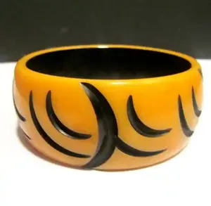 Multicolor <b>Acrylic</b> Resin Chunky Wide Wrist Bracelet Resilient Fashion Wrist <b>Jewelry</b> that Never Fades - Product Image 6