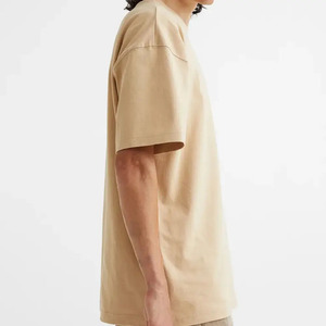 Men's Loose Fit Drop Shoulder T-Shirt 100% Cotton Quick Dry High Quality Anti-Wrinkle Print Custom Design Knitted <b>Fabric</b> - Product Image 6