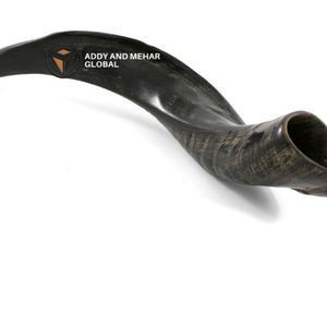 Shofar en corne de bélier naturelle en gros, instrument judaïque fait à la main, exporté, corne de bélier polie à la main pour la prière, la sonorisation et les cadeaux - Product Image 3