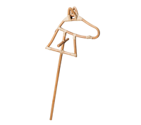 Nouveau design de cheval en rotin accrocheur fabriqué à la main pour enfants vente en gros de jouets attrayants pour bébés enfants du Viet Nam