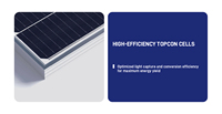 Panel Surya Mono FM untuk Aset Jangka Panjang 430W Efisiensi 22,53% dengan Rangka Aluminium Anodized untuk Konektor