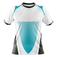 T-shirts de course personnalisés pour hommes de haute qualité, 100% polyester, sublimation, vierges, impression personnalisée en couleur intégrale, maillot de football