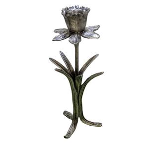 Daffodil <b>Taper</b> <b>Candle</b> <b>Holder</b> Home Decor Inspired by Nature - Product Image 2