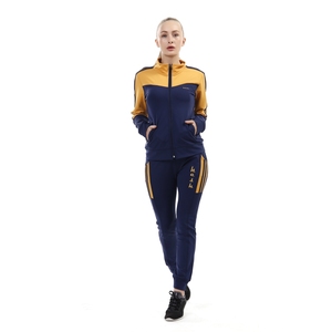 Custom Logo High Quality Women Sweat Suit Zip up Hoodie and <b>Jogger</b> Set Top Plain Fleece Heavyweight sweat suit - Product Image 1