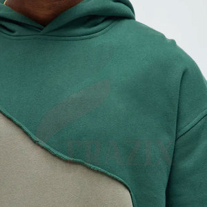 Nueva Llegada, Sudadera con Capucha Informal, Cómoda, de Primera Calidad, con Hombros Caídos, de Poliéster/Algodón, Diseño Sólido, para Hombre, Holgada, de Invierno - Product Image 4