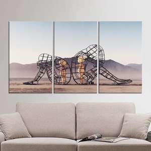 Impression sur toile moderne : décoration murale sculpture Alexander Milov, ensemble de 3 toiles - Product Image 1