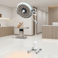 Lampe d'opération LED sans ombre pour vétérinaires, 160000LUX, lampe d'examen mobile pour clinique vétérinaire, hôpital pour animaux, chirurgie vétérinaire