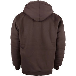 Sudaderas con Capucha y Cremallera para Hombre, Estilo Holgado, 100% Algodón, Felpa, Lisas, Casuales, para Invierno - Product Image 2