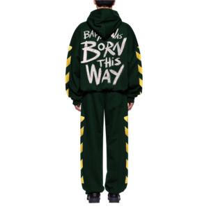 <b>Thermal</b> <b>Hoodie</b> Men Embroidered Custom Street Wear Full Zip up and Pullover Hoody Oversize Sherpa Puff Print Hoodies - Product Image 2