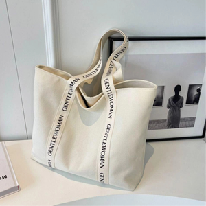 Sac fourre-tout en toile personnalisé de haute qualité avec logo brodé en toile de coton fabriqué au Vietnam - Product Image 3