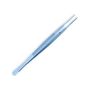 Micro fórceps de apósito recto redondo azul recubierto 170 mm 6 pulgadas algodón y apósito quirúrgico Debakey Micro fórceps - Product Image 5
