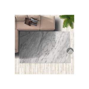 Tapis imprimé numérique aspect marbre gris - Product Image 3