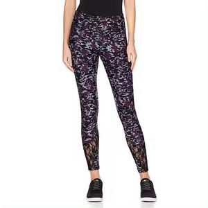 Venta al por mayor de moda personalizada Leggings de Yoga de las mujeres estirables de alta calidad Leggings de Yoga de gimnasio de las mujeres en el precio de fábrica - Product Image 1