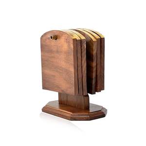 Posavasos de Madera de Lujo, Estilo Bohemio, Minimalista, Hecho a Mano, Ecológico, para Oficina y Hogar, a Precio de Mayoreo de M/S SHAAD HANDICRAFT - Product Image 4