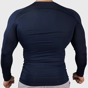 เสื้อรัดกล้ามเนื้อแบบใหม่ ระบายอากาศได้ดี สำหรับการฝึกซ้อมในยิมและ BJJ - แขนยาวปรับแต่งได้ แห้งเร็ว และมีคุณสมบัติต้านเชื้อแบคทีเรีย - Product Image 5