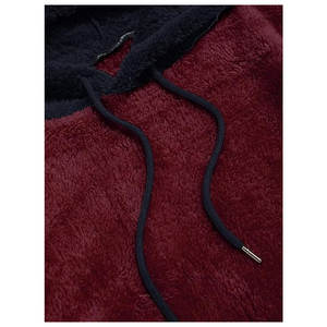 <b>Men's</b> Heavy <b>Hoodie</b> <b>Sherpa</b> Fleece <b>Lined</b> Pullover Thick Winter Hooded Sweatshirt <b>Men's</b> <b>Sherpa</b>-<b>Lined</b> Pullover <b>Hoodie</b> - Product Image 4