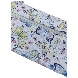 Organizador de bolsa de cosméticos de viaje de material ligero con logotipo personalizado con cremallera - Product Image 6