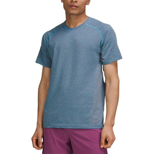 Camisetas personalizadas de algodón para hombre, ropa para gimnasio, Fitness, cuello redondo, secado rápido, venta al por mayor, Color 2023 - Product Image 1