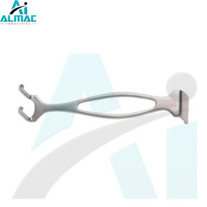 Écarteur ALMAC Czerny à double extrémité en acier inoxydable, lame solide de 23mm de large x 40mm de profondeur et 2 lames de 23mm de large x 38mm de profondeur - Product Image 5