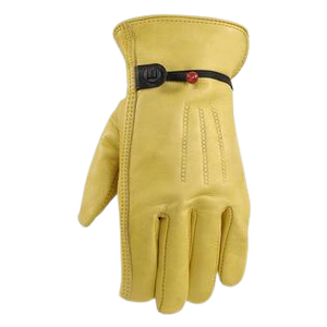 ถุงมือขับรถหนังวัวเกรดเยี่ยมถุงมือหนาทนทานต่อการขีดข่วนเสื้อผ้าเพื่อความปลอดภัยสะท้อนแสง - Product Image 5