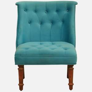 Silla moderna de terciopelo Ludovic para sala de estar elegante y cómoda para uso doméstico - Product Image 4