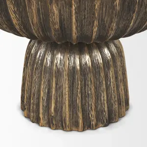 Bol central en céramique de luxe, design moderne, accent premium, martelé, passe au lave-vaisselle, style américain, décoration élégante pour la maison - Product Image 3