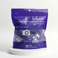 Portable Compressed Disposable Bath Towels, Super Thick Oversized Single Pack Disposable Towels for Travel Hotel Homestay