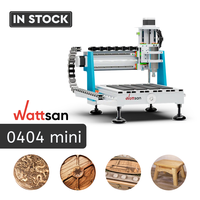 Wattsan 0404 Mini 1.5kW CNC Router Machine Pour Bois Routeur Gravure Coupe Bureau Petit