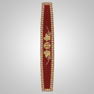 Étole liturgique en velours marron avec broderie en fils d'or pour clergé orthodoxe, étole de prêtre, épi-trachèle, vente en gros - Product Image 2