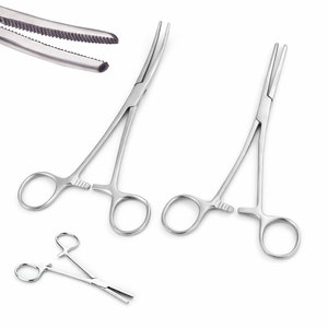 Spencer Wells 180mm Instruments chirurgicaux droits en acier inoxydable Pince à artères de qualité supérieure Fabrication manuelle Pakistan - Product Image 1
