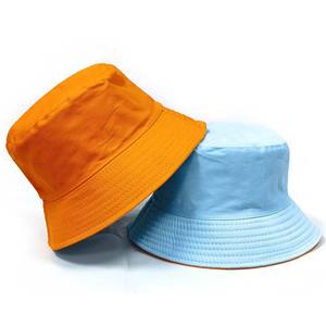 Coton lavé personnalisé femmes hommes large bord seau casquette chapeaux double face couleur personnalisé en détresse seau chapeau - Product Image 5