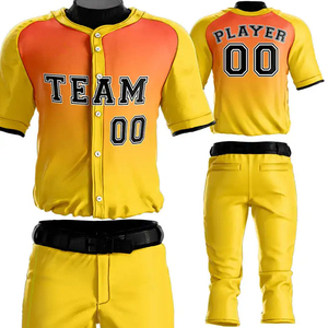 Uniformes de Béisbol Transpirables Personalizados 2026, Conjuntos de Alta Calidad Unisex para Equipos Adultos, Poliéster/Algodón, Nueva Llegada - Product Image 6