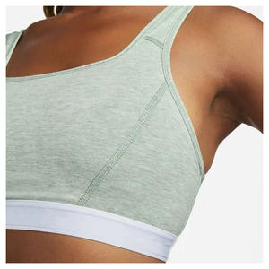 Plus Size Breathable Seamless Custom High Elastic High Quality Padded Solid Color <b>Racerback</b> Sports <b>Bra</b> for Women - Product Image 4