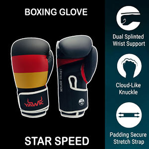 Gants de boxe MMA professionnels à lacets, respirants, à séchage rapide, en cuir véritable, rembourrage en crin de cheval, entièrement personnalisables, pour adultes - Product Image 3