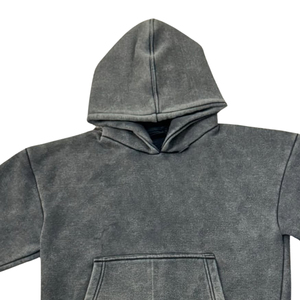 Dikson Sports OEM & ODM Custom 100% Cotton Men Acid Wash & Sun Fade Hoodies Streetwear With wholesale Custom Logo Men's Hoodies - Product Image 2