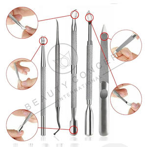 ชุดอุปกรณ์กำจัดหนังกำพร้าที่เล็บสแตนเลส6ชิ้นเป็นมิตรต่อสิ่งแวดล้อมสินค้าใหม่ล่าสุดแนวคิดด้านความงามจากต่างประเทศ - Product Image 4