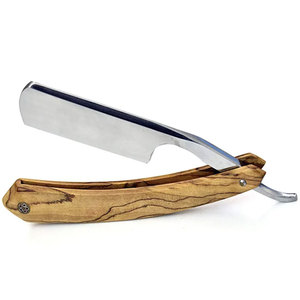 Maquinillas de afeitar de peluquero versátiles profesionales con mango de madera antideslizante Reposapiés para cara Cuerpo Bikini Axilas Aseo - Product Image 1