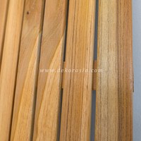 Paravent vertical pliable en teck moderne, design élégant, pour salon, hôtels, intérieur/extérieur, séparateur de pièce pour plus d'intimité