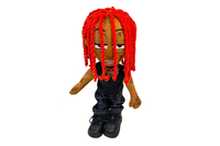 Muñeco de Peluche Personalizado Personaje de Juego A LA Moda, Muñeco de Peluche de Anime, Peluches de Rapero Personalizados