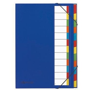 PAGNA Premium Blue Deskorganizer DIN A4 Cardboard Polypropylene Film Laminated - Product Image 1
