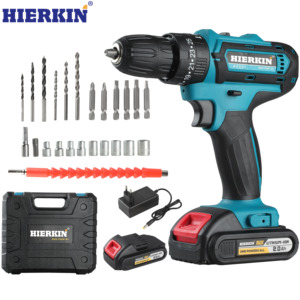 Taladro de impacto inalámbrico de alta potencia para madera, <span class=keywords><strong>herramientas</strong></span> eléctricas, juego de taladro percutor multifunción de 21V - Product Image 2