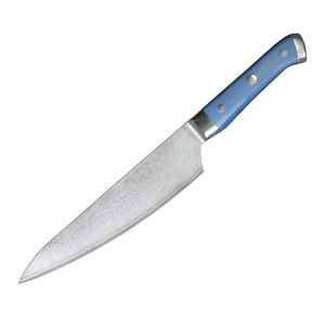 Cuchillo de Cocina Profesional Chef de 8 Pulgadas, Acero Damasco Japonés AUS10, Forjado a Mano, con Mango G10 - Product Image 1