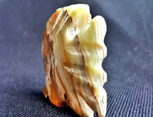 Figurine de poisson Onyx pierre précieuse sculptée Figurine de poisson Onyx marbre Vintage, décor de maison de poisson en pierre sculptée en Onyx naturel - Product Image 6