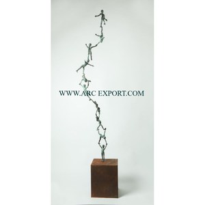 Escultura de Metal chapado en oro de alta calidad resistente de la mejor calidad y escultura de Decoración de mesa de hogar y Hotel en India - Product Image 3